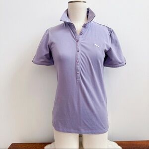 Puma Golf Short Puffy Sleeve Polo Cotton Tee Sz S NWT